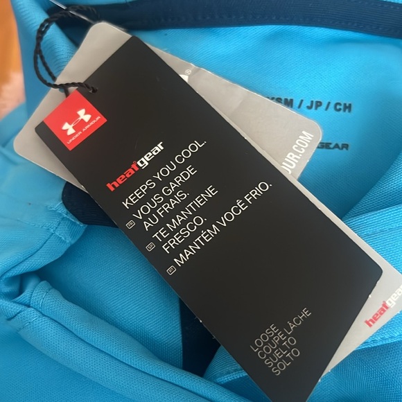 Under Armour boys blue polo- NWT - Picture 4 of 4